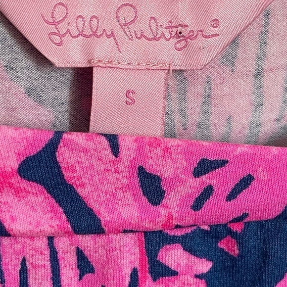 Lilly Pulitizer Dress Size Small Pink and Navy Blue - Picture 5 of 8